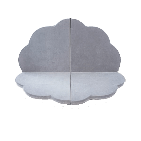 Playmat – Flower, Grey